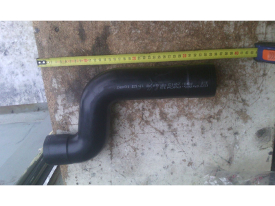 Патрубок радиатора резинотканевый верхний d-55 H HOWO (ХОВО) WG9719530116 фото 1 Орск