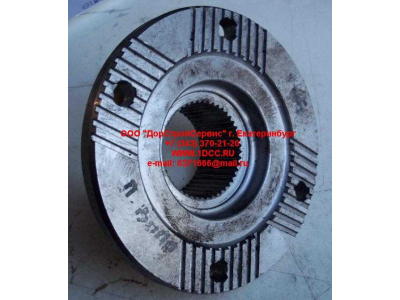 Фланец проходного вала D-165, 4 отв., с насечками, низкий, мелкий шлиц H HOWO (ХОВО) RHAZ9114320205 фото 1 Орск