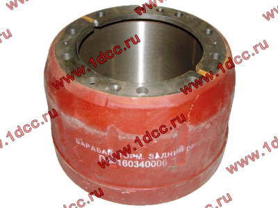 Барабан тормозной DF-3251 задний желтая-красная кабина DONG FENG (ДОНГ ФЕНГ) DZ9160340006 для самосвала фото 1 Орск