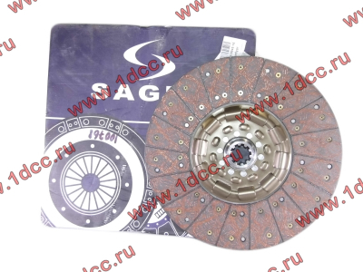 Диск сцепления ведомый 420 мм SAGES H2/H3 HOWO (ХОВО) WG1560161130 фото 1 Орск